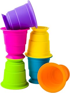 Fat Brain Toys FA183-1 Suction Kupz Baby Toys & Gifts for Ages 1 To 2, Multicolor