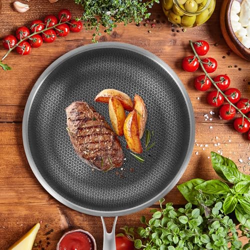 Wok de Acero Inoxidable DOITOOL 28 cm Antiadherente miniatura 3