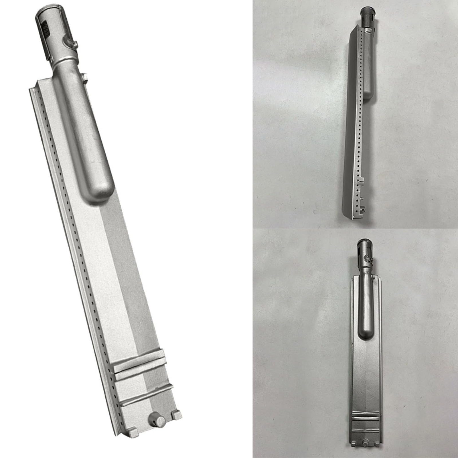 Bruciatore a gas in acciaio inox 304 da 40,6 cm, larghezza 7,9 cm, distribuzione uniforme del calore per CIT-SS 23301 16516 26106 44305 (2 pezzi)