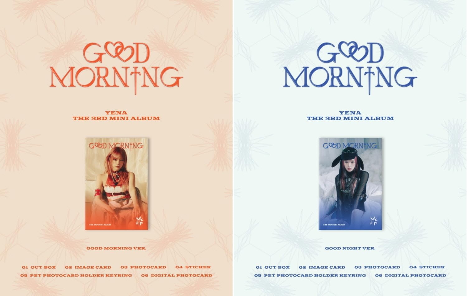 Amazon.com: YENA - Good Morning [PLVE ver.] Album (Good Night ver
