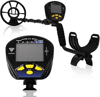 Professional Waterproof Metal Detector for Adults – High Accuracy Pinpointer, 10" IP68 Coil, Large LCD Display, Advanced DSP Chip for Gold & Silver Detection