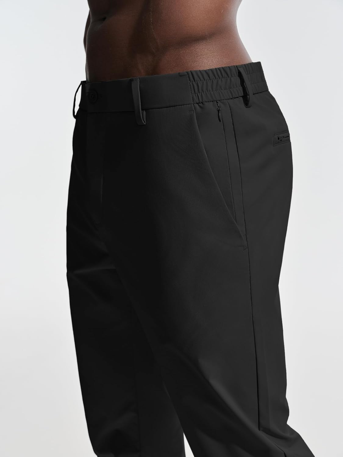 PJ PAULl Jones Mens Golf Pants Stretch Tapered Wrinkle Free Pants Casual Lightweight Trousers with 5 Pockets - Image 7