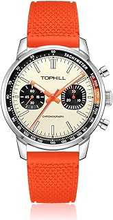 Sponsored Ad - TOPHILL Mens Watches Chronograph 40mm Seagull Movement 1963 Pilots Mens Racing Chronograph Hand Wind Mechan...