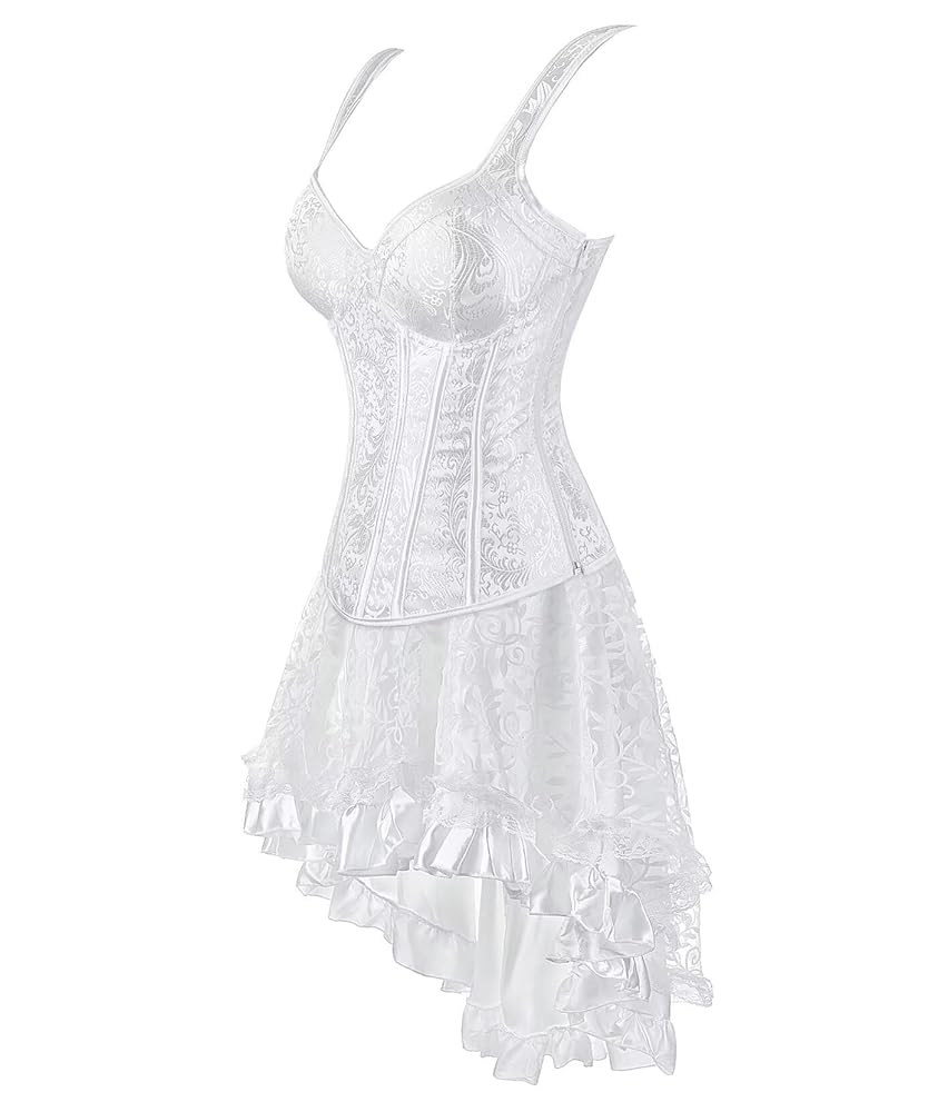 Amazon.com: Jutrisujo Underbust Corset Strap Dress Top Skirt Amazon.com: Jutrisujo Underbust Corset Strap Dress Top Skirt