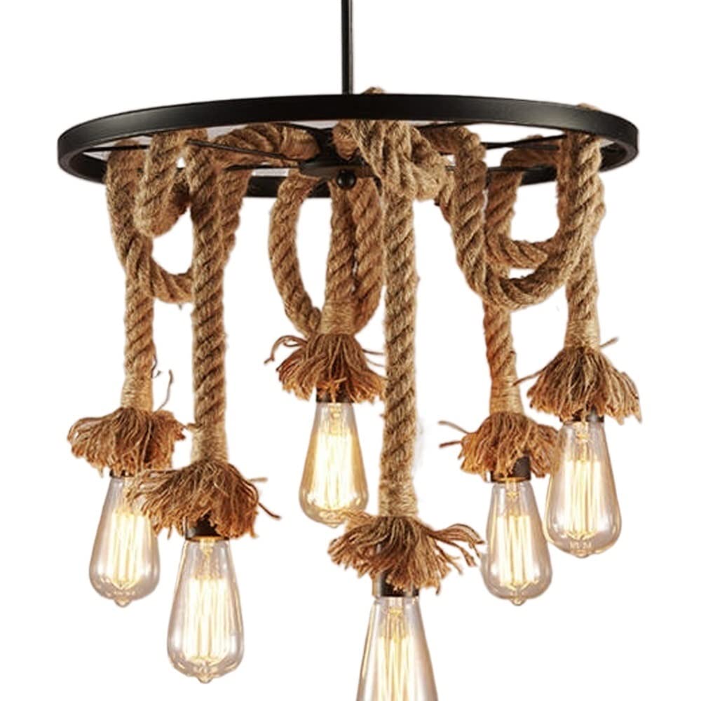 Lustre en lin et métal noir luminaire suspendu haut de gamme