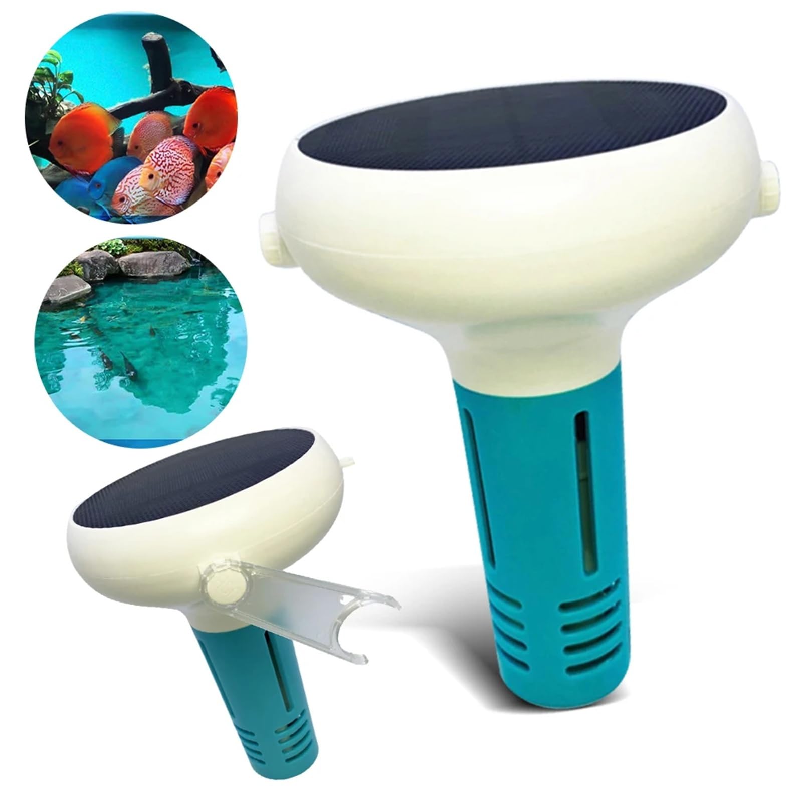 Tester for acqua for piscina alimentato a energia solare 7 in 1 PH ORP EC TDS Sale Temp CL for,Multifunzionale
