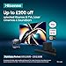 Hisense 65" 65U7QTUK MiniLED QLED 144Hz Smart AI TV - Hi-View AI Engine, 144Hz Game Mode PRO, 2.1 Channel, Dolby Atmos, Quantum Dot Colour, Anti-Reflection with Freely, Disney +, YouTube, Netflix