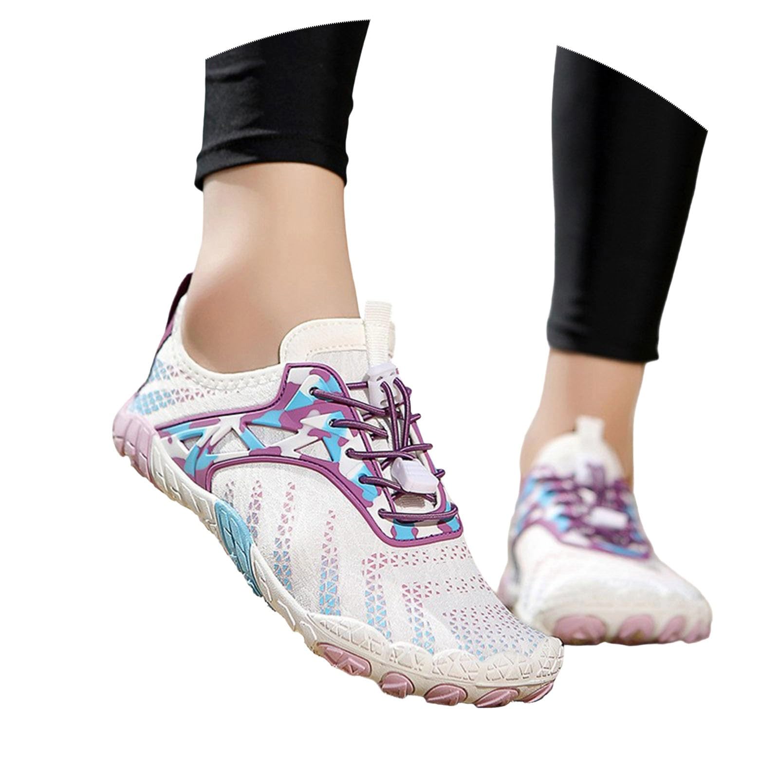 Generisch Damen Schuhe Damen Wassersportschuhe mit Löchern für Outdoor Wandern Schwimmen Strandaktivitäten