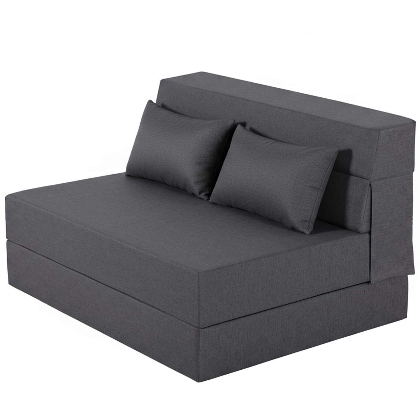 Folding Sofa Bed Foldable Sleeper Chair with Pillow Convertible Fold Out Chair Bed with Washable Cover Foldable Mattress