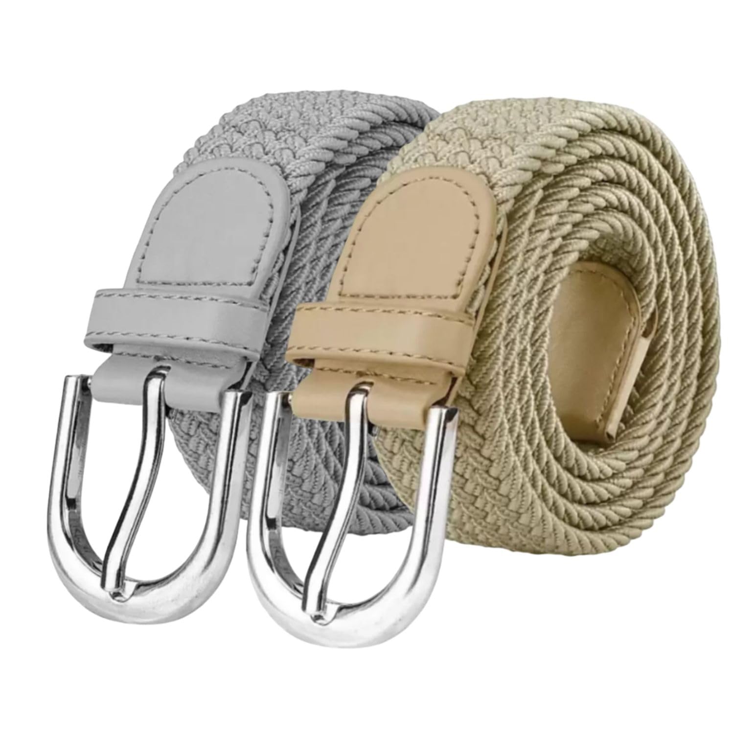 Stretchable Braided Elastic Belt for Men Women | Adjustable No Hole Woven Belt | Casual Formal Flexible Waist Belt-image-40