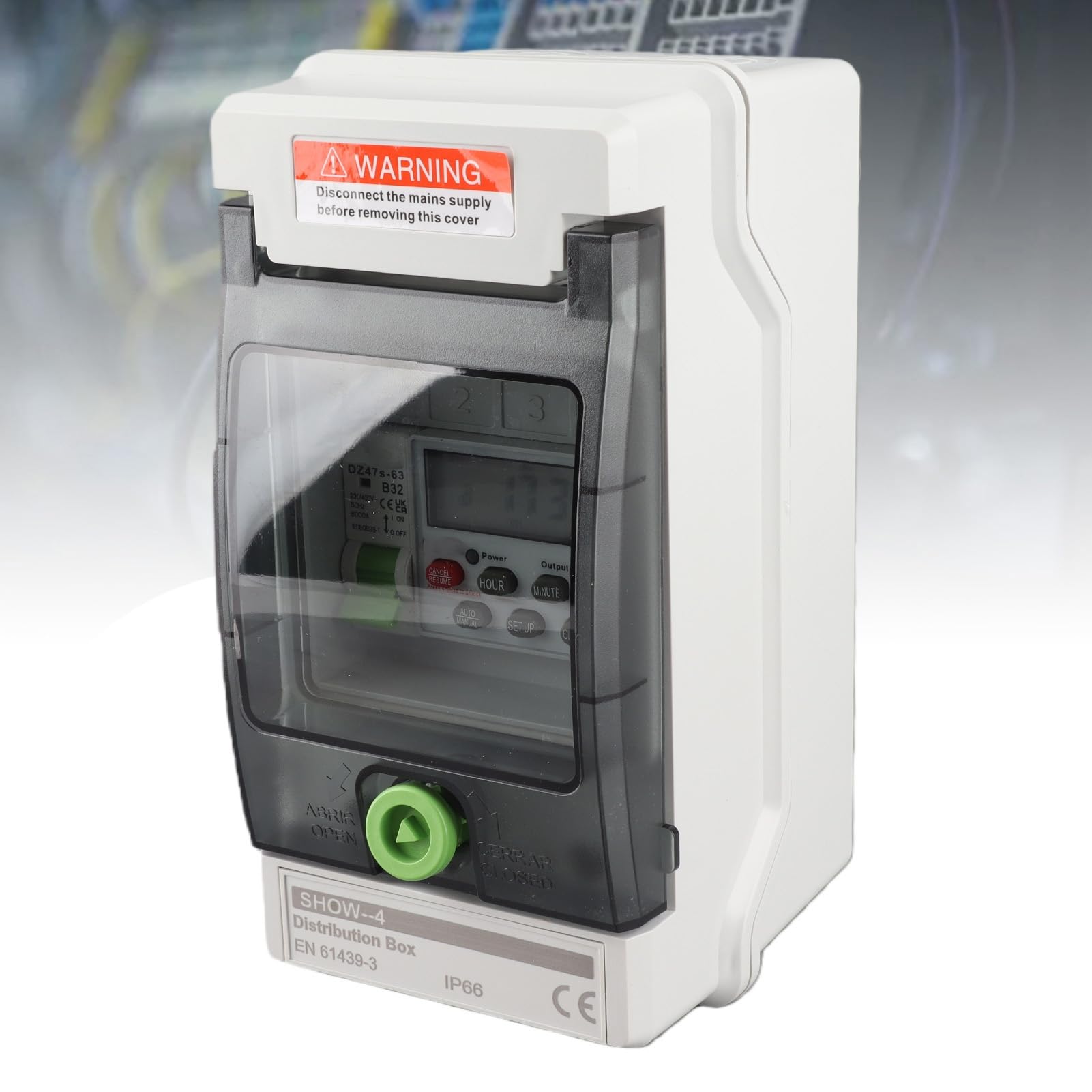 Keenso Digital Timer Switch Box for Outdoor Use with 7 Day Programmable