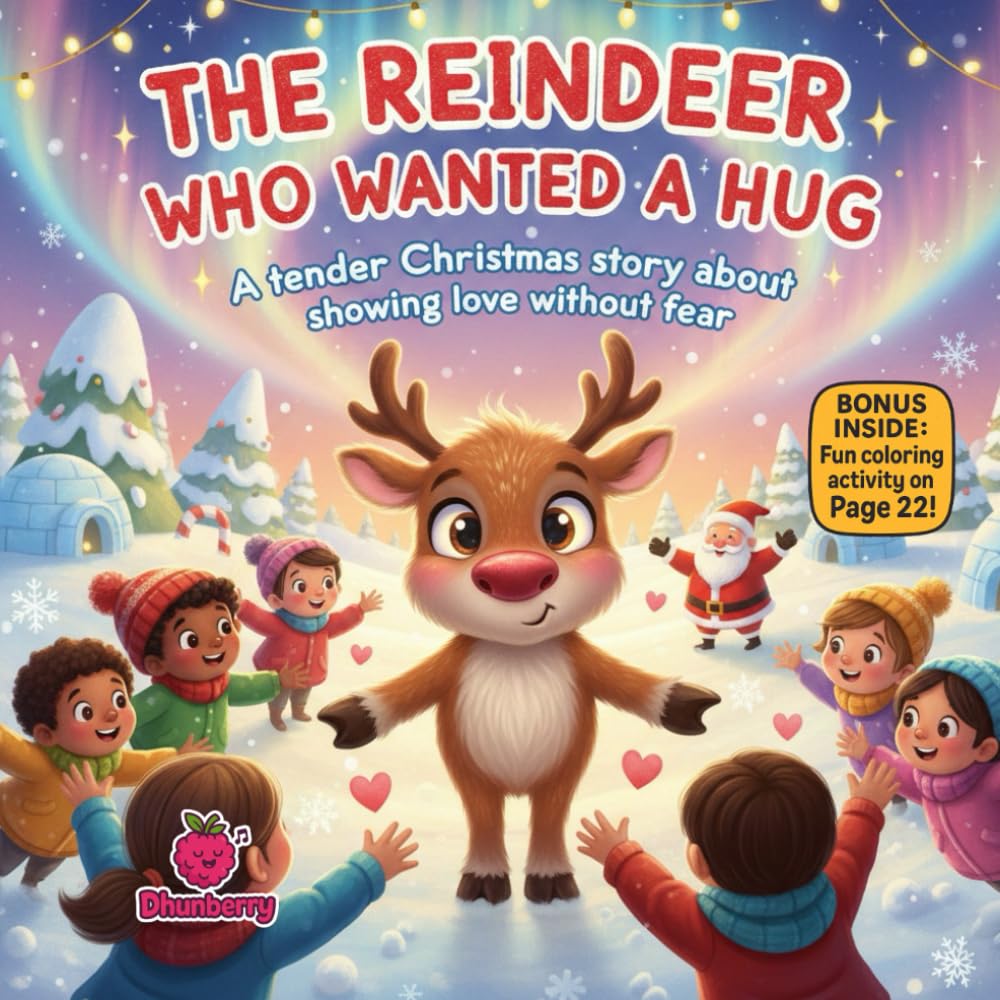 The Reindeer Who Wanted a Hug: A Tender Rhyming Christmas Story About Asking, Boundaries, and Sharing Love
