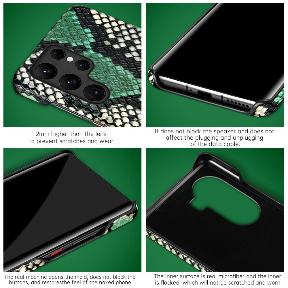 Funda de Cuero para Samsung Galaxy S24 S22 S23 Ultra S21 FE S22 Plus Note 20 Ultra 10 A54 A55 A53 5G, Cowhide 1, para Galaxy A54 5G, A546 (Todos)