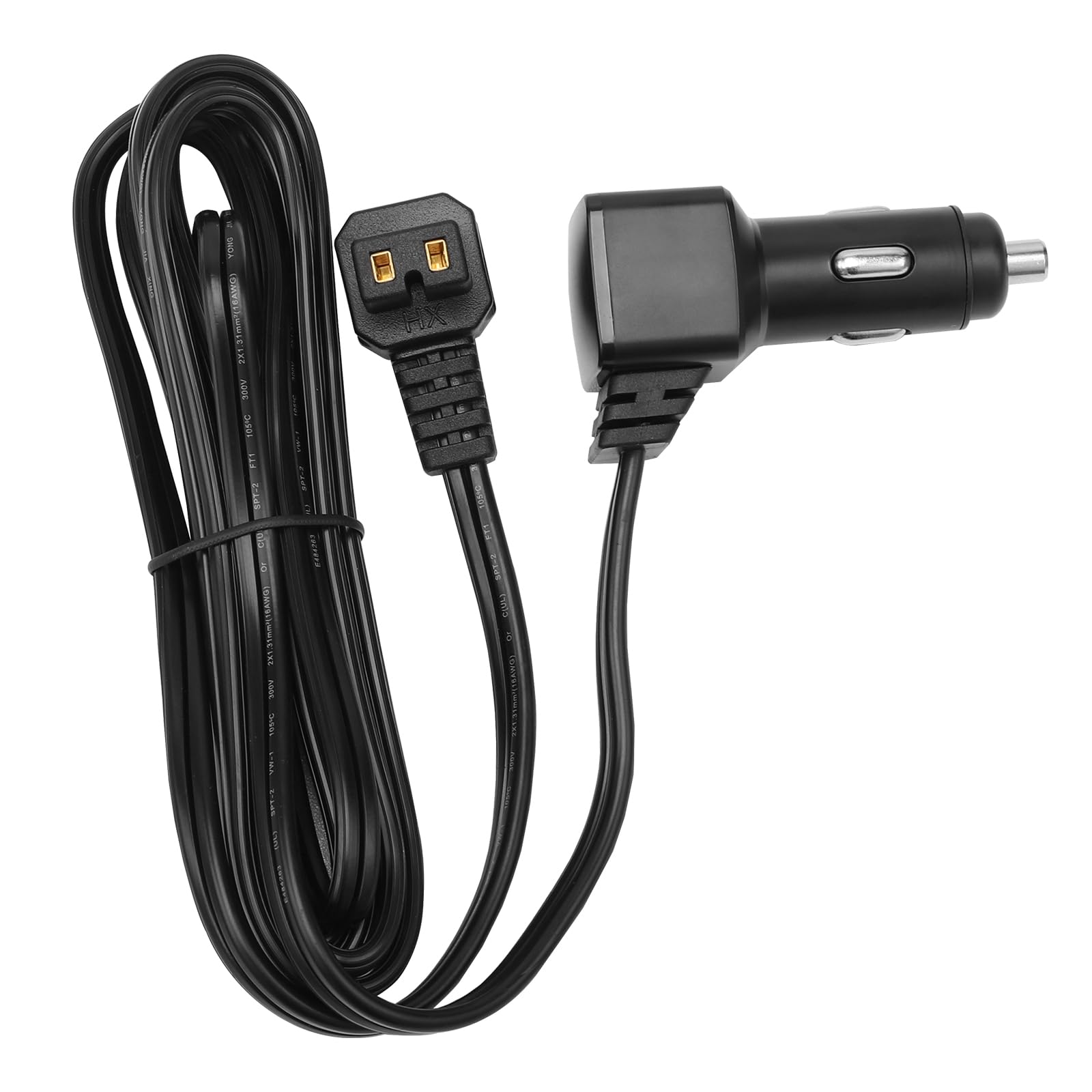 Setpower12 Volt Car Cigarette Lighter Power Cable Plug, DC Power Cable Connector Cord for Portable Freezer(Length: 8 Feet, 12V/24V)