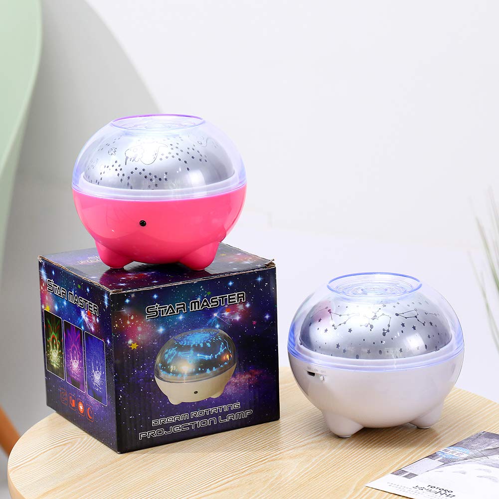 Yanghao Romántico Cielo Estrellado De La Lámpara De Proyección, con El Altavoz Bluetooth, Control Remoto Noche De La Lámpara, Colorido Rotación Automática Proyector De La Lámpara