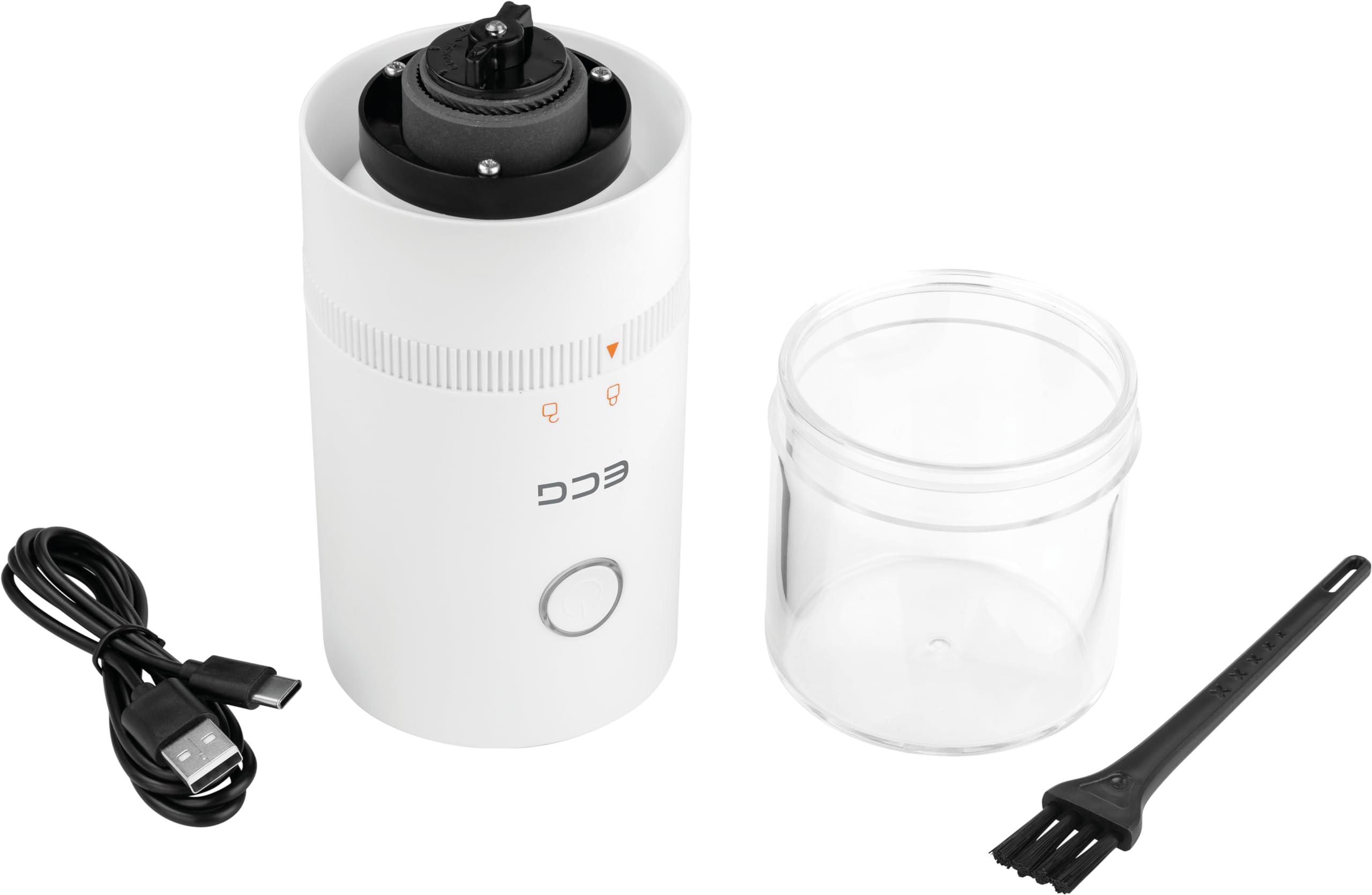 ECG KM 150 Minimo White, Kaffeemühle, USB-C, Weiss