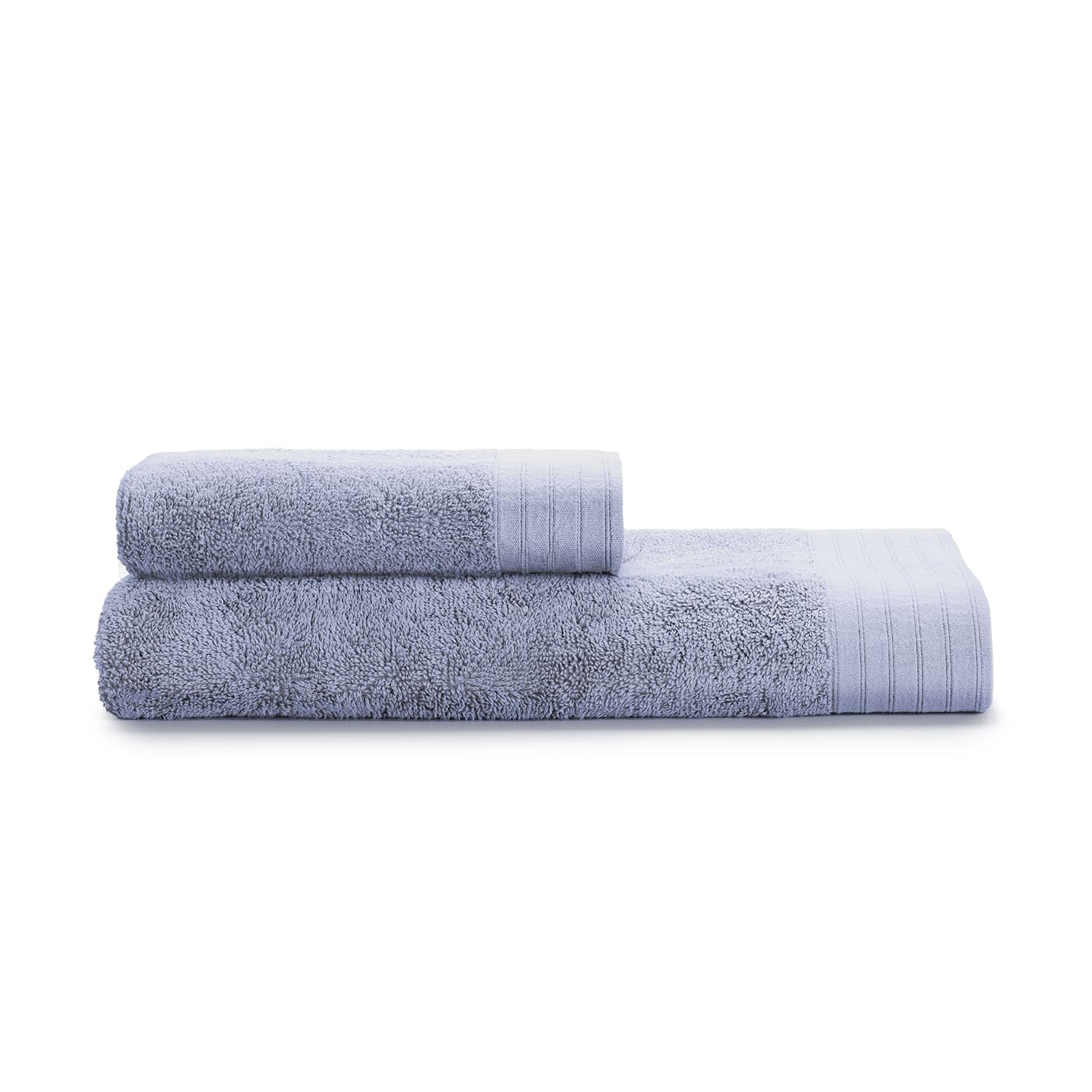 GUZZINI Classic - Lot 2 Serviettes De Bain 100% Coton Oeko-Tex Avec Drap De Bain Et Serviette Visage