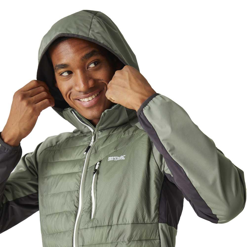 Regatta Regatta Men's Andreson Pro Hybrid Jacket Regatta Chaqueta con capucha y cremallera completa para hombre Pro Hybrid ligera Hombre (Pack de 1)
