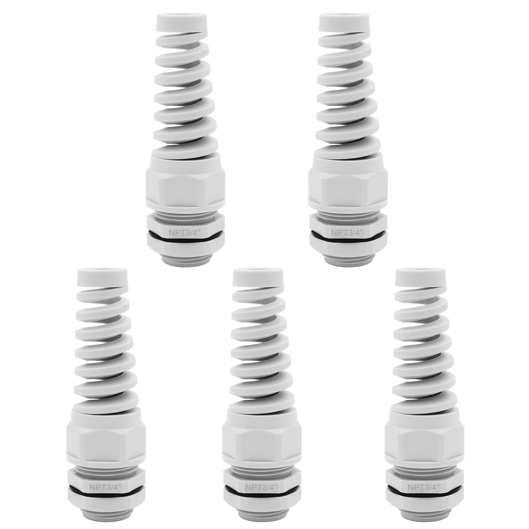 Strain Relief Cable Glands - Waterproof NPT Connectors -9
