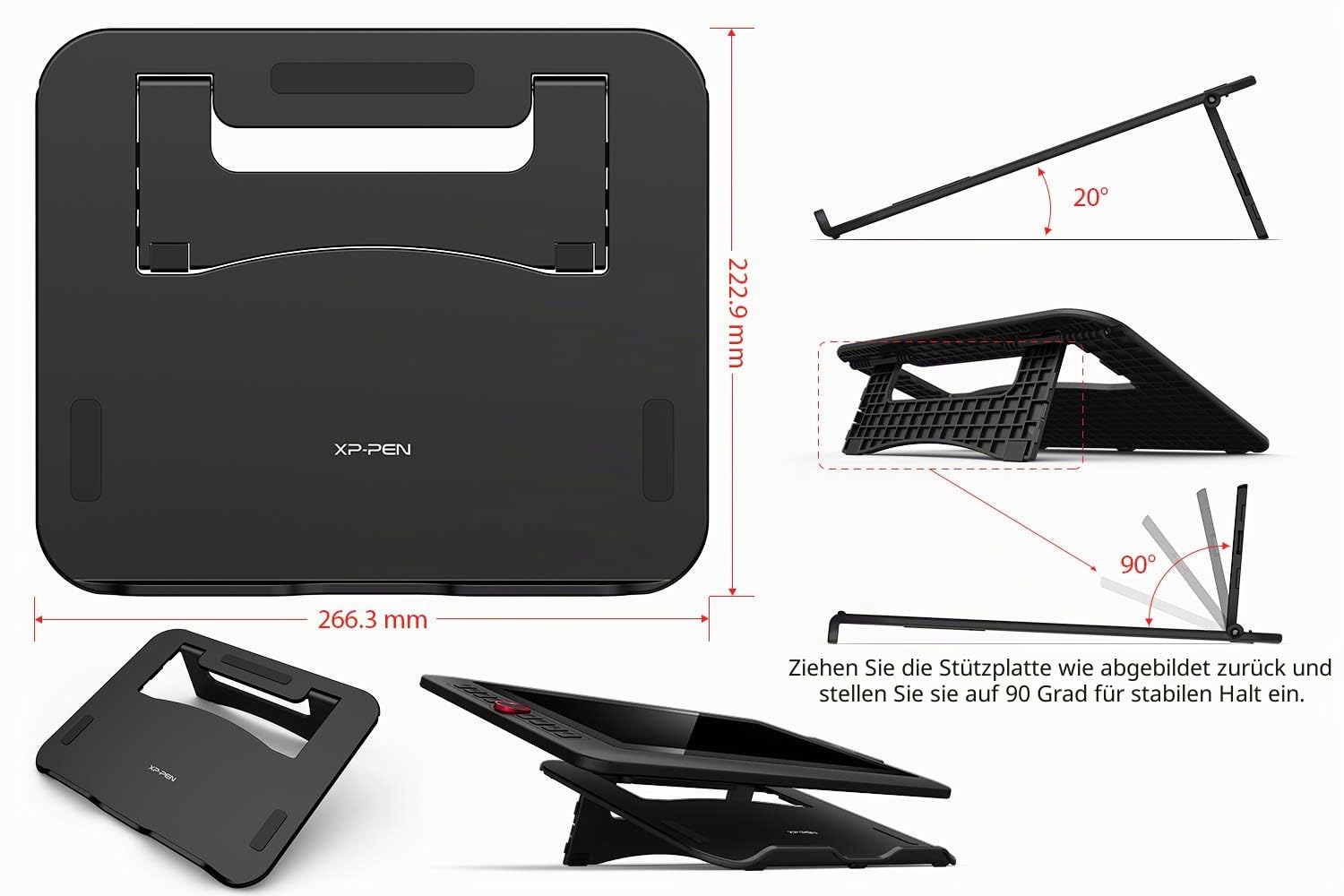 XPPen Artist 13.3 Pro Grafiktablett, vollamitiertes Pen Display, 88% NTSC, Drawing Tablet mit Stift für Home Office und E-Learning, mit Gratissoftware