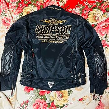 Amazon.co.jp: simpsonシンプソンバイクナイロンジャケット