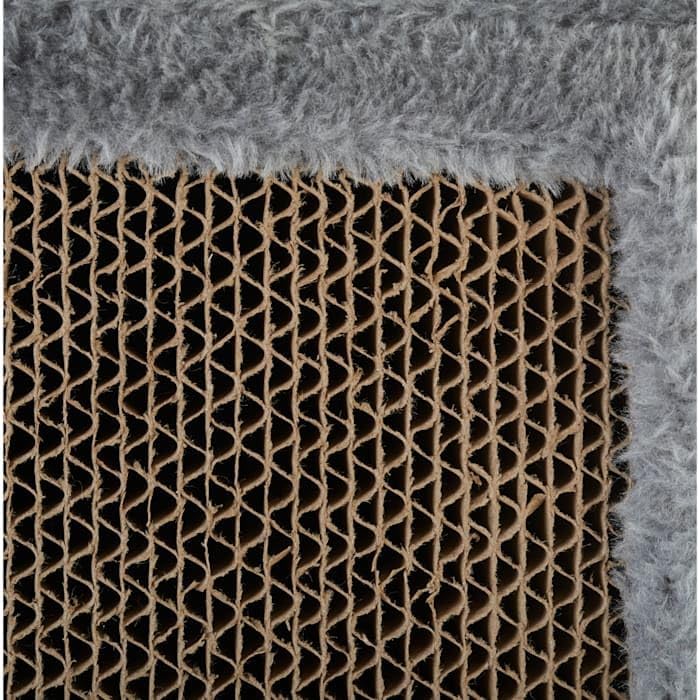 Miniatura 8 de EveryYay Poste rascador elevado para gatos con cartón corrugado recargable, 16 pulgadas de largo x 13.5 pulgadas de ancho x 20.75 pulgadas de alto