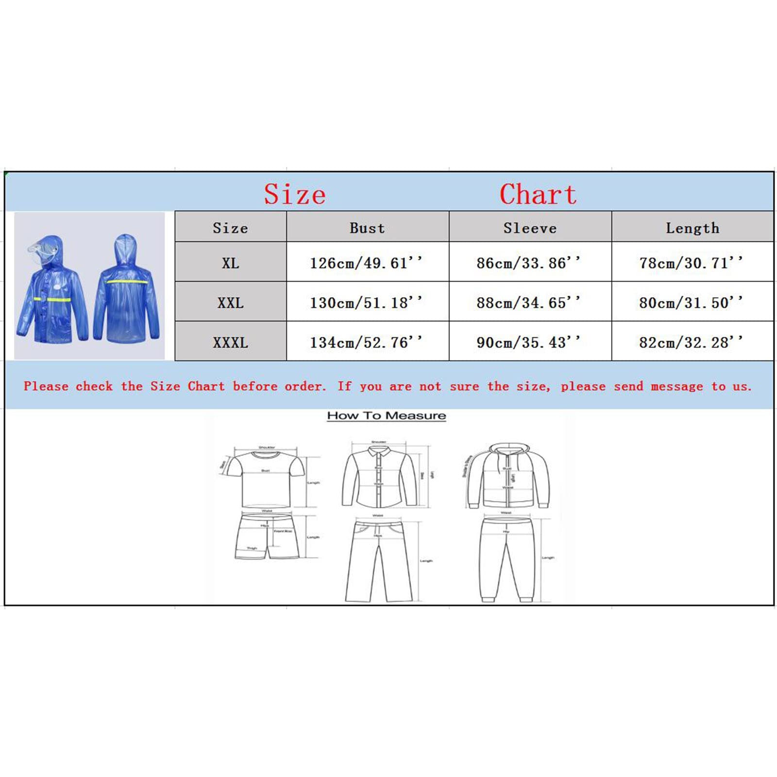 Generisch Combinaison de pluie en PVC pour homme et femme - Combinaison de cyclisme imperméable - Manteau de pluie et pantalon de pluie coupe-vent - Vêtements de travail réfléchissants