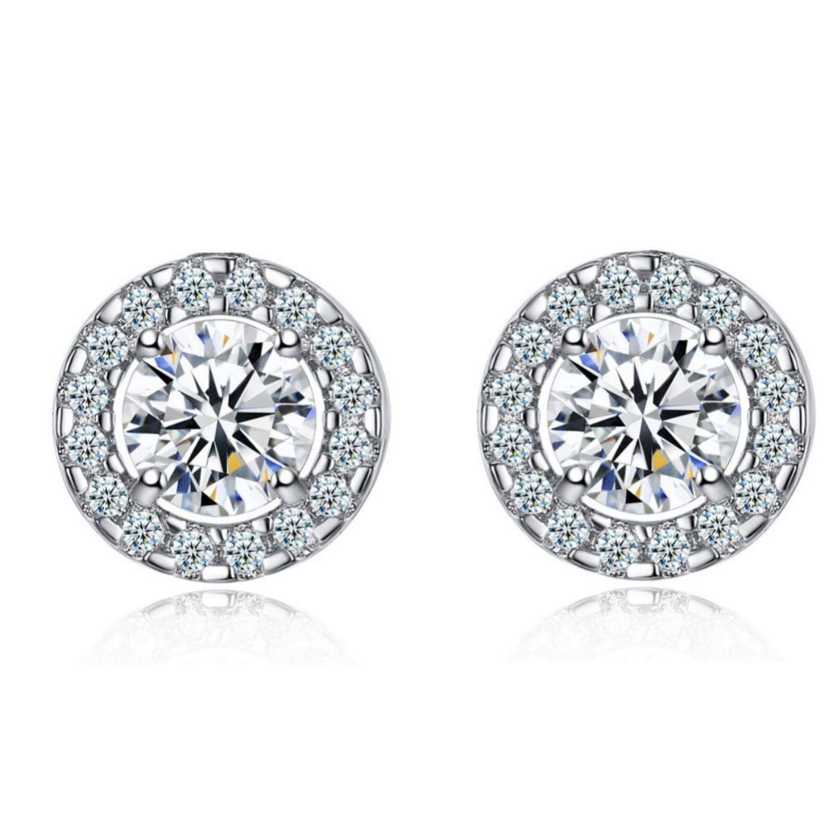 MYKI Gorgeous Girly Zircon Silver Stud Earring For Women & Girls (B08ZCN46GZ) Amazon Price History, Amazon Price Tracker