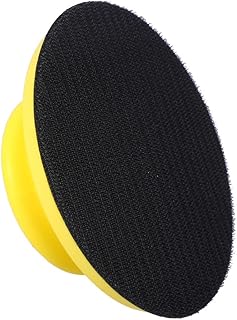 Hand Sanding Pad Block, Hand Sanding Pad Hook and Loop Hand Sanding Blocks Round 2Inch Foam Sanding Pad Block Dust Free, Sanding Blocks (5in / 12.7cm)