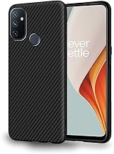 ebestStar - Cover per OnePlus Nord N100, Custodia Protezione Carbonio Design, TPU Morbida Antiurto, Nero