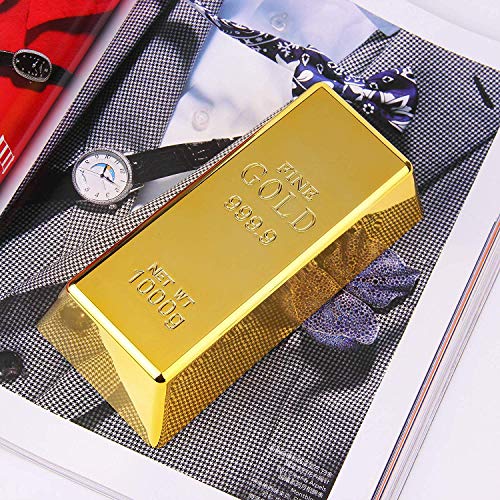 Fake Gold Bar Bullion Door Stop/Paperweight for Home Office Decoration - Thumbnail 7