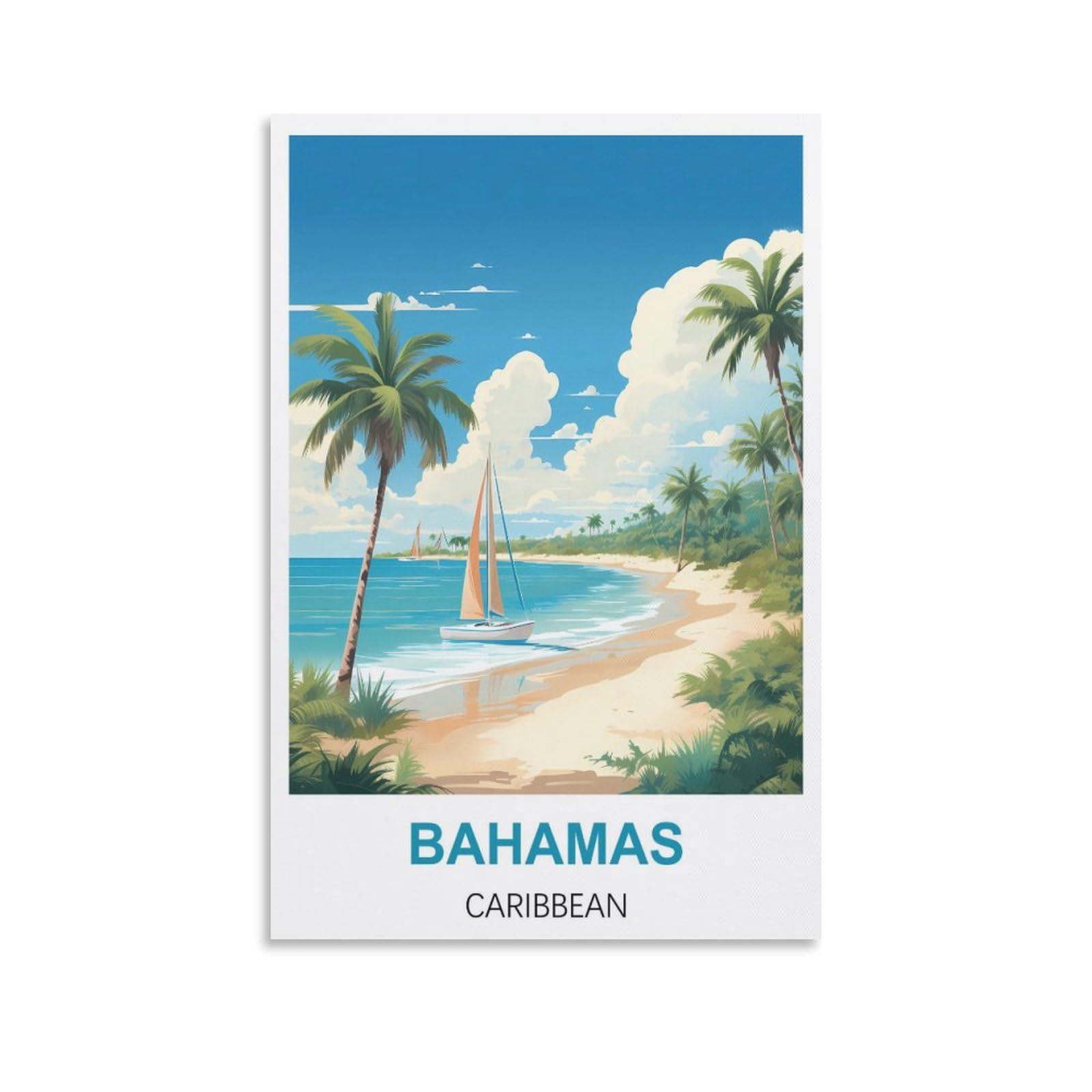 Metal Tin Sign Plaque Poster Bahamas Caribbean Funny Bar Tin Signs Warning Metal Signs Vintage Man Cave Wall Decor 15x30cm