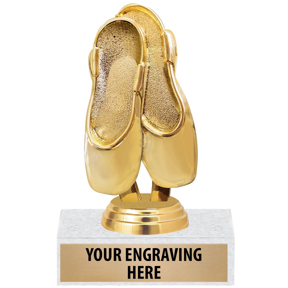 Crown Awards 5.5" Dance Trophies - Dance Theme Trophy with Customized Text