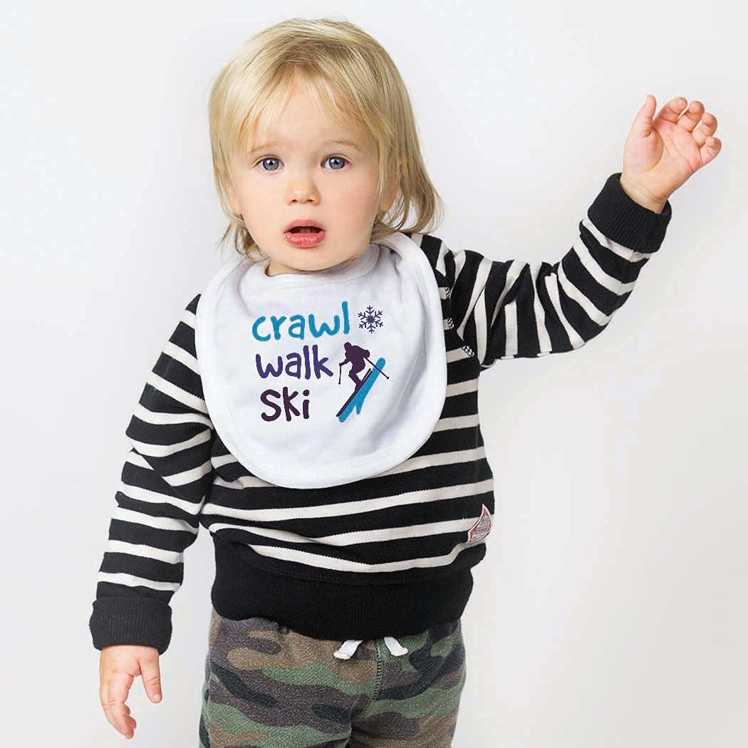 ChalkTalkSPORTS Skiing & Snowboarding Baby & Infant Bibs | Soft Microfiber Ski & Snowboard Baby Bibs