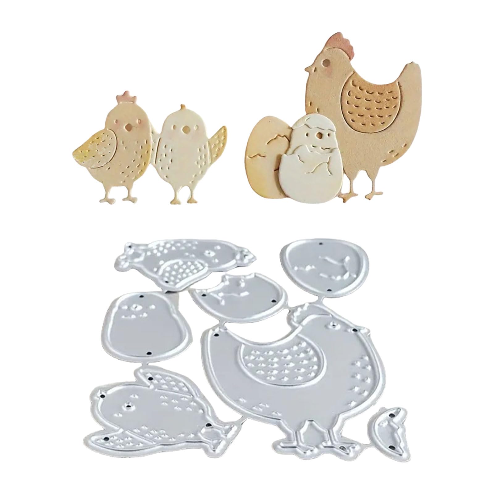 hogtnd Metal Cutting Dies Carbon Steel Cutting Dies Stencils for Card Making Scrapbooking Decorations Metal Cutting Dies Die Cut Chicken Cutting Dies