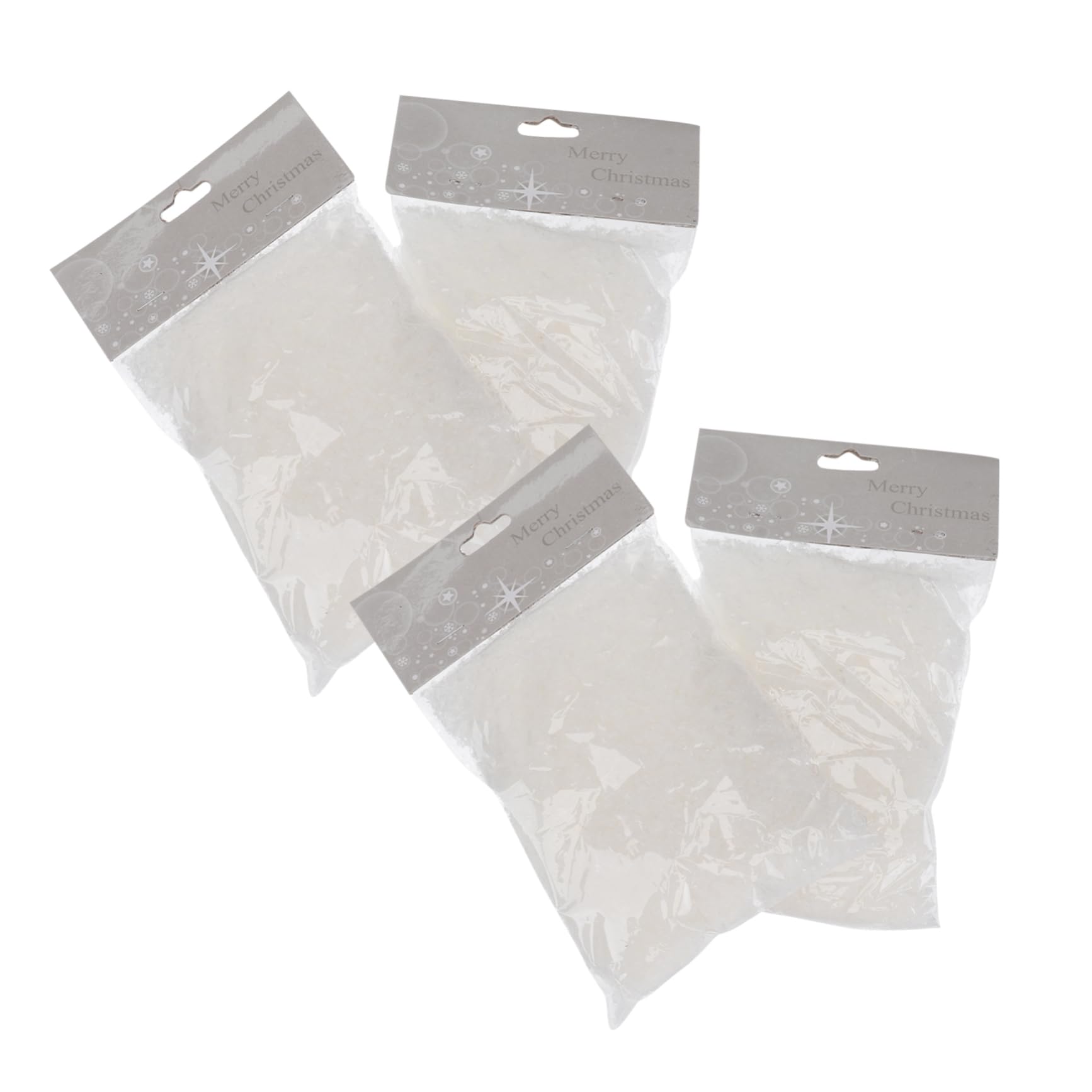 ARTIBETTER 4bags Artificial Snow Decor Realistic Fake Snowflakes for Photography Holiday Decorations Non-Melting Snow Simulation for Christmas Party Festive Atmosphere