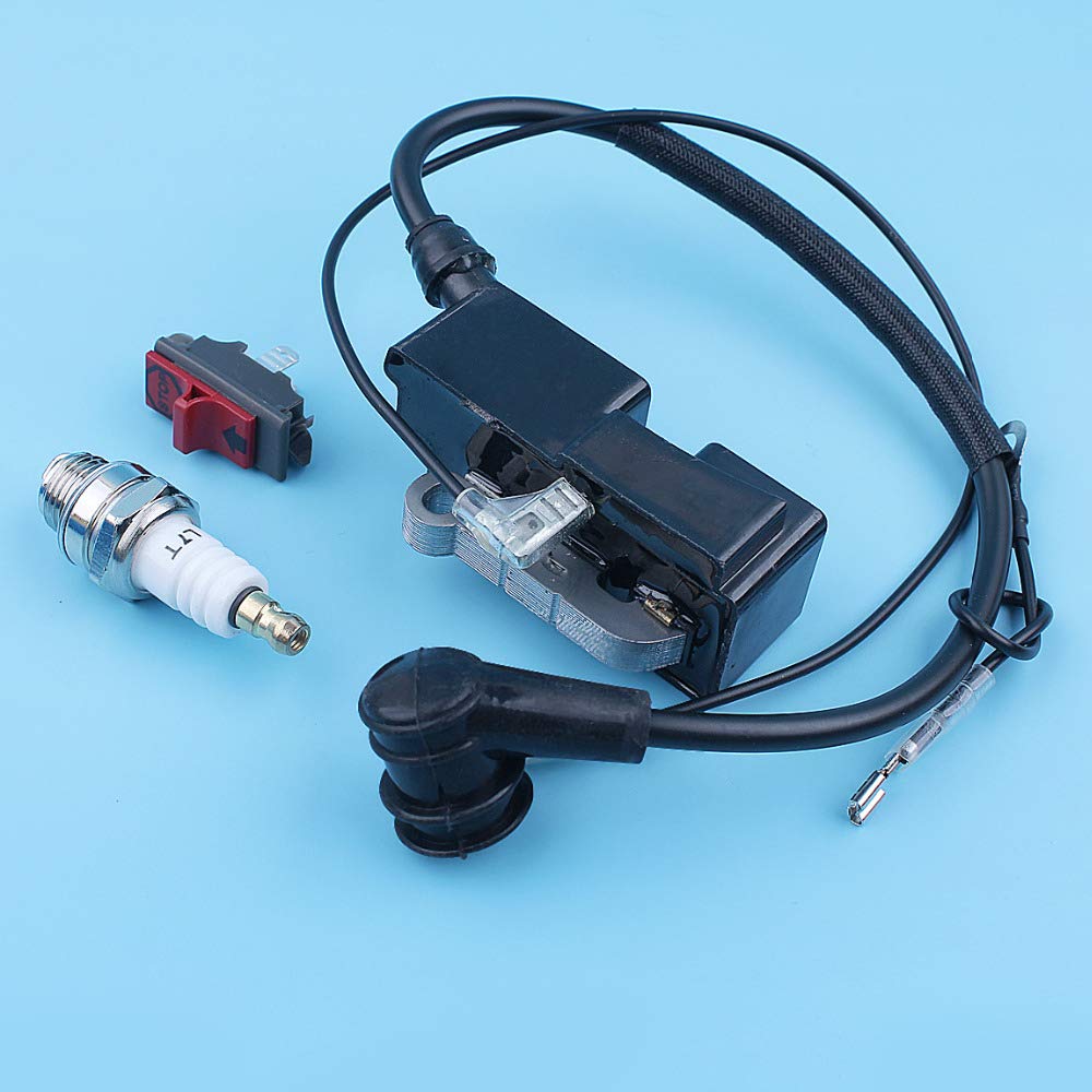 Módulo de Bobina de Encendido, Interruptor de Parada de Emergencia, Kit Compatible con motosierras 357XP, 359, 455, 460, Rancher, 461, 350, 351, 353, 345, 335XPT y 338.