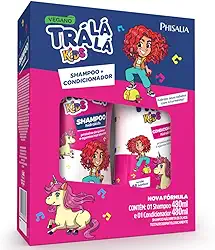 Tra La La - Kit Tra La La Sh+Cond Kids 480Ml Hidrakids Rosa