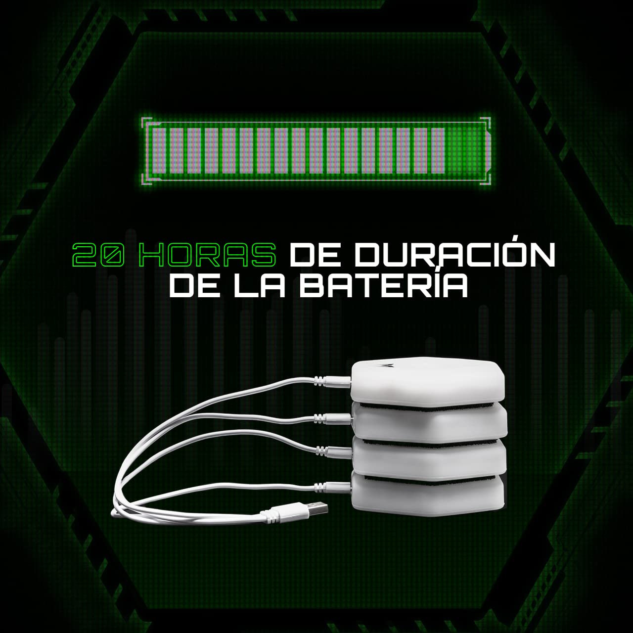 METIS Luces de Entrenamiento de reacción [Pack de 2/4/8] | Mejora su Velocidad, Agilidad y Reflejos con la integración de la App: 20 Modos de Juego [Paquetes de 2, 4 u 8]