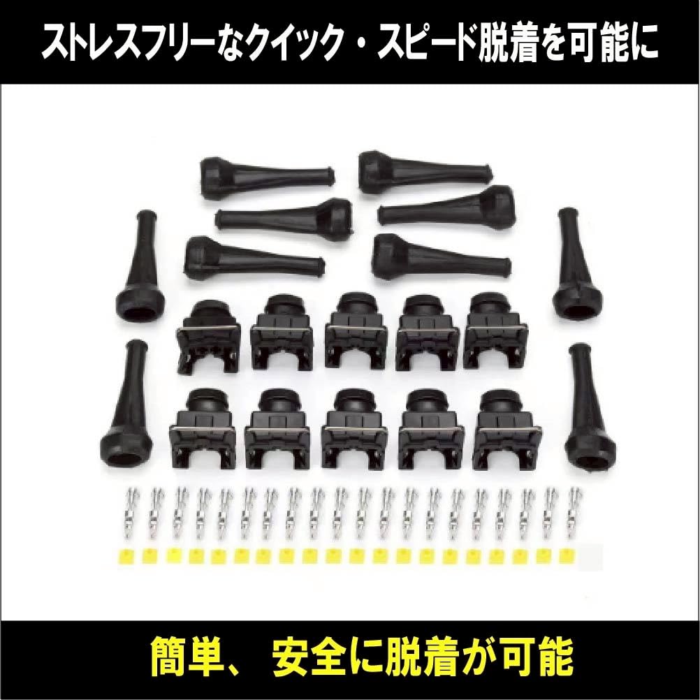 Amazon | 10個 インジェクターカプラー コネクター クイック/スピード