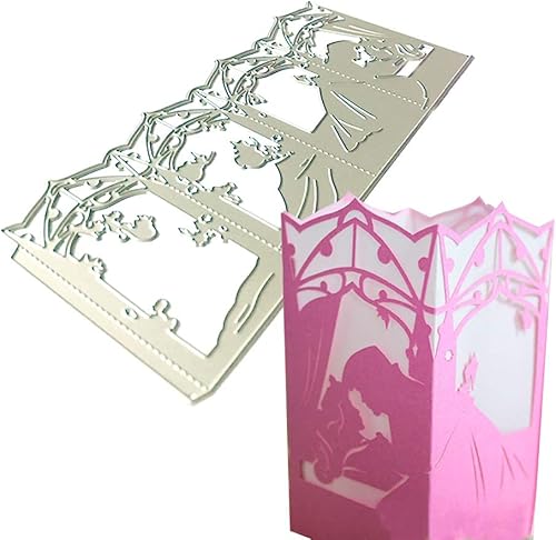 Kiss Lantern - Troqueles de metal para hacer tarjetas, troquelado para álbumes de recortes, álbum de bricolaje, decoración de tarjetas de papel