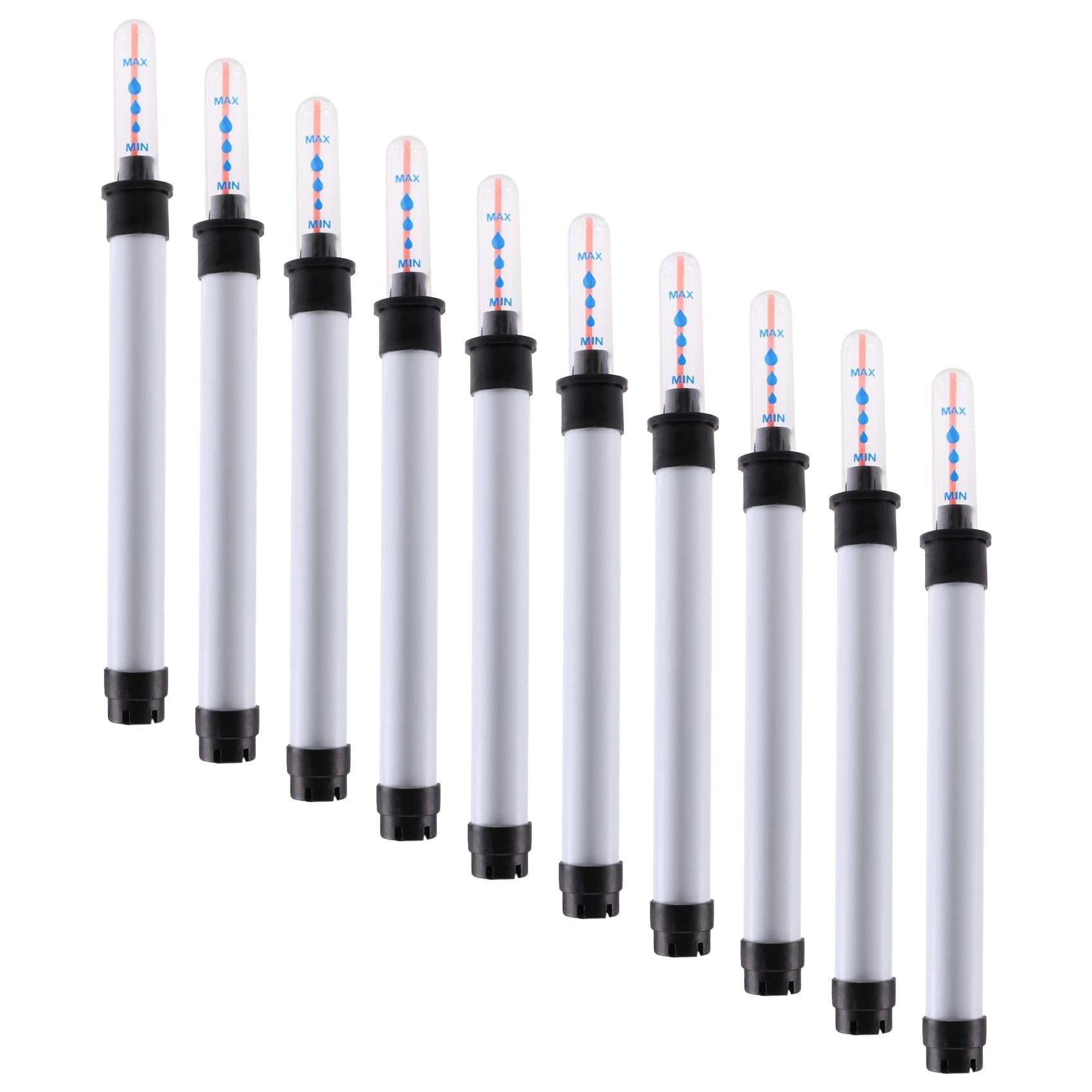 MOLERRI Pack of 10 Soil Moisture Meter, 20 cm Plant Water Level Indicator, Water Level Indicator, Soil Moisture Meter, Sensor
