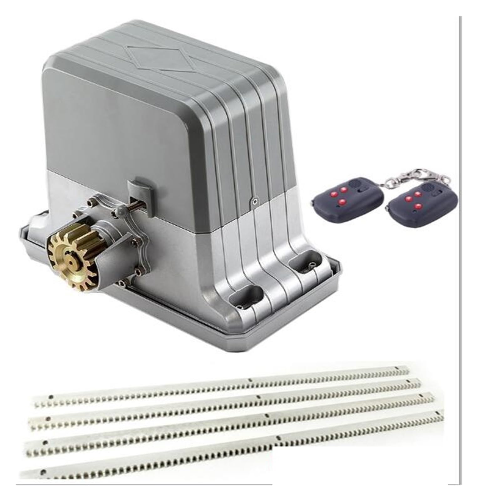 Rsgxlfqzvak Kit2-6M Automatic Gate Opener, Dhl Free Waterproof Sliding Automatic Gate Opener 1800Kg Motor Engine With 6M 7M 8M 9M Racks Optional(Kit2-6M)