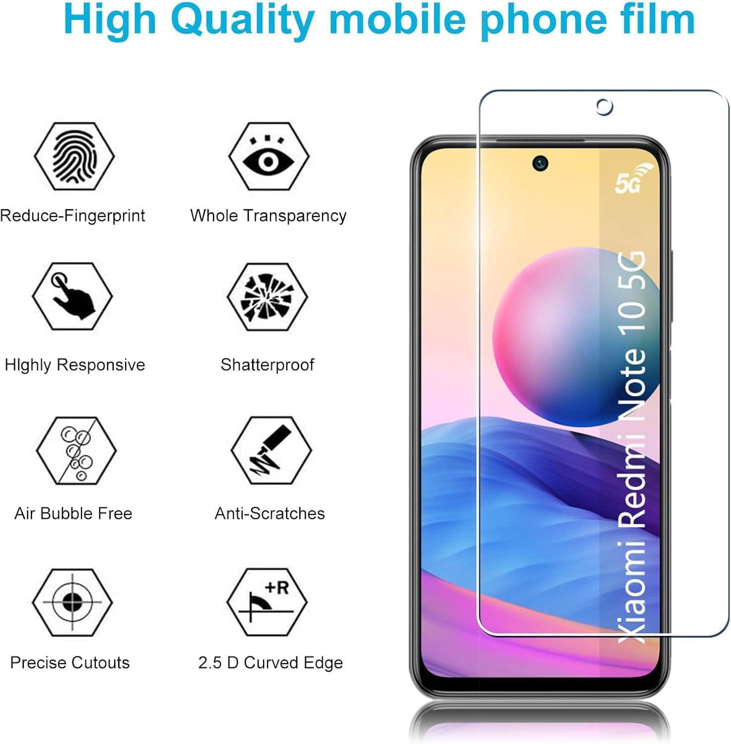 Didisky 4 Pellicole In Vetro Temperato Per Xiaomi 11T 5G – Durezza 9H, Anti Graffio, Tocco Morbido – Trasparenti