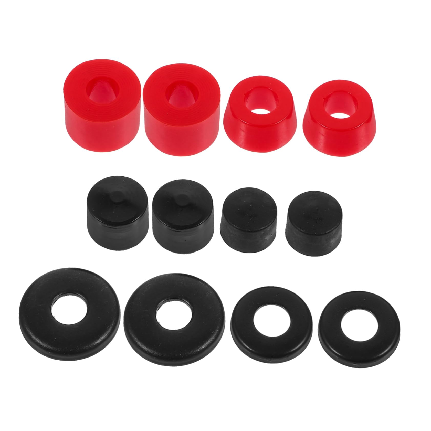 KICHOUSE Skateboard Hardware Kit Shockproof Mat Bushings Pivot Cups Vibration Damping for