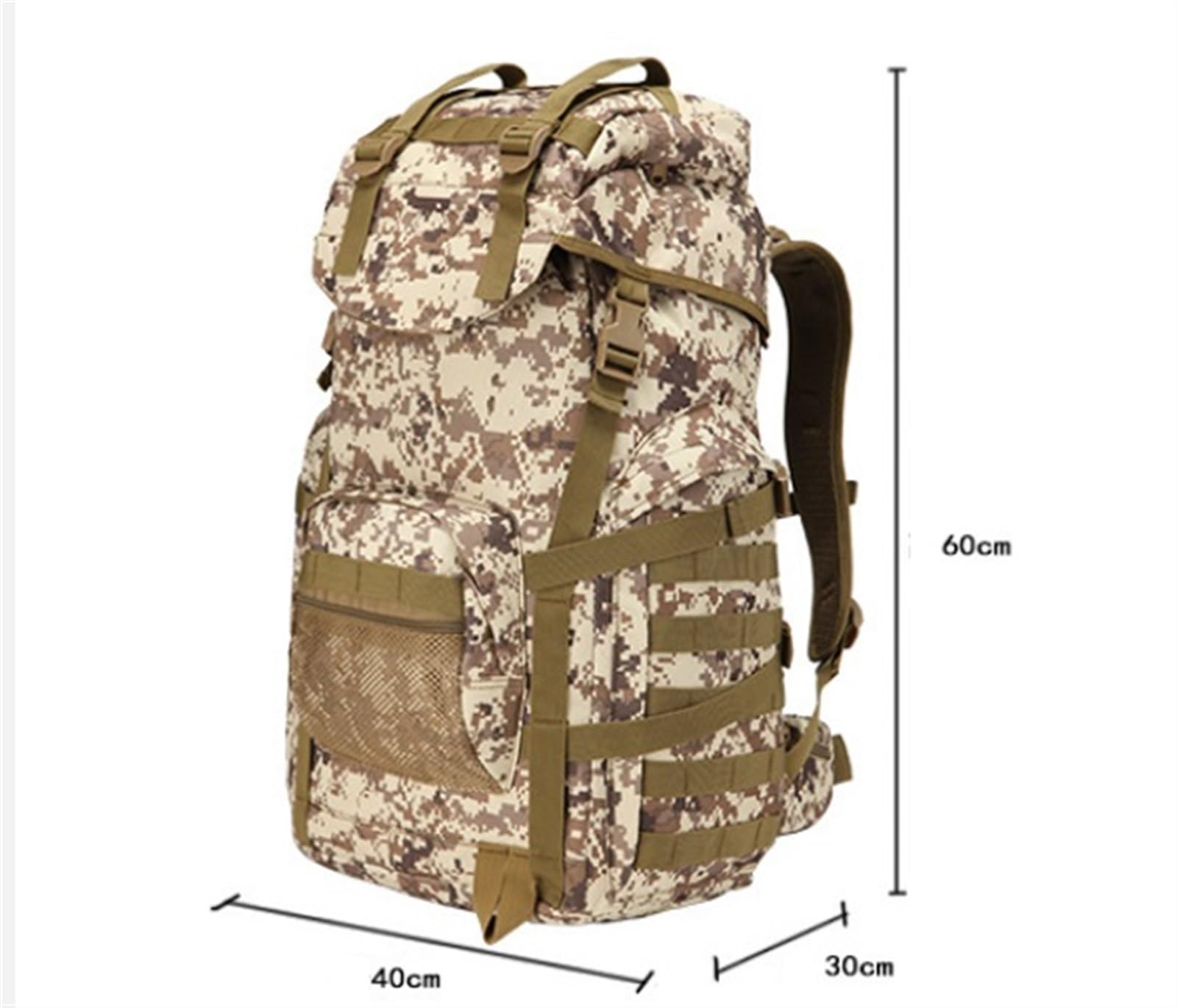Zaino da Trekking Zaino da Trekking 50 Litri Campeggio Sportivo Viaggio Leggero Impermeabile Multifunzionale Viaggio(C)