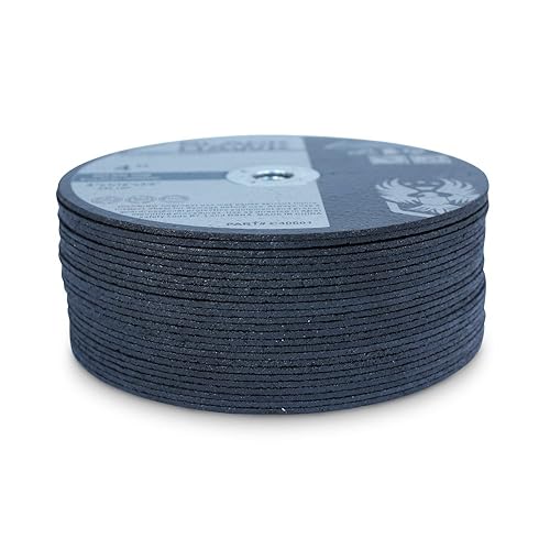 Miniatura 3 de BHA Ruedas cortadas de metal y acero inoxidable para amoladoras de troquel, 4 "x 1/16" x 3/8" - Paquete de 25