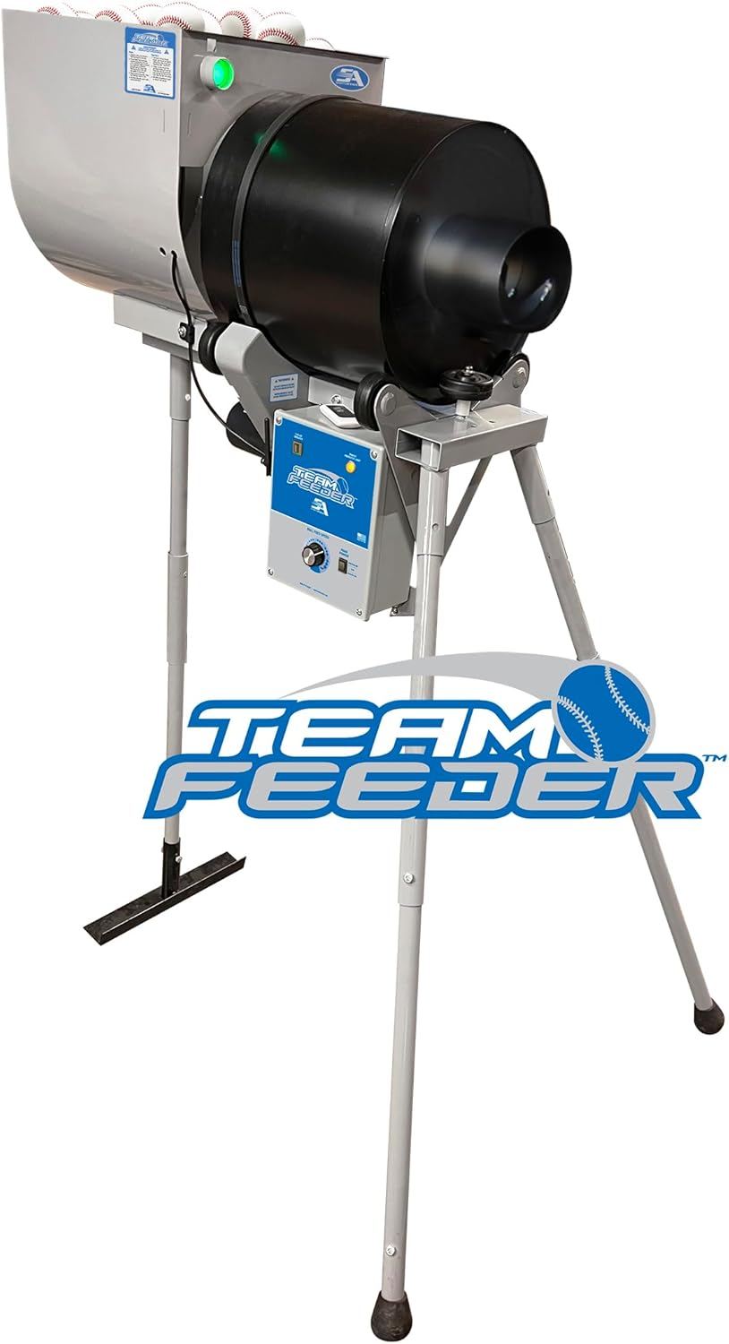 Team Baseball Feeder for Hack Attack Baseball Pitching Machine by Sports Attack