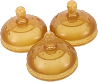 BESTonZON Chupete De Silicona De 3 Uds Biberón De Alimentación Con Leche Biberón De Lactancia Biberón De Repuesto Para Color Marrón