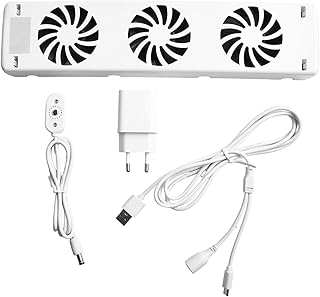 Radiator Lüfter 3-fach, Magnetisch, Smartes Kühlgerät für Heizkörper, 51 m³/h Luftstrom, leise mit 18 dB, 1 W Leistung, für 120 cm Heizungen, Kompatibel mit MXRV-S01/S02/S03